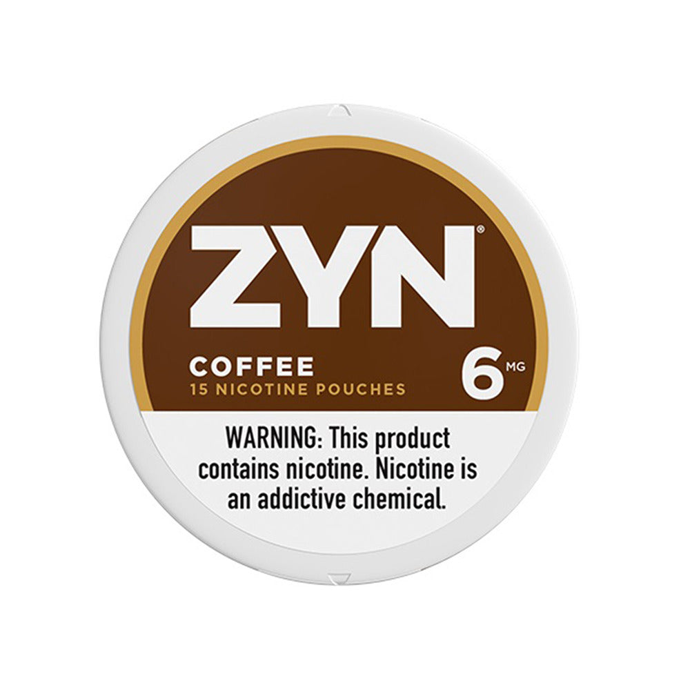 ZYN Nicotine Pouches (15ct Can)(5-Can Pack) Coffee Pouch