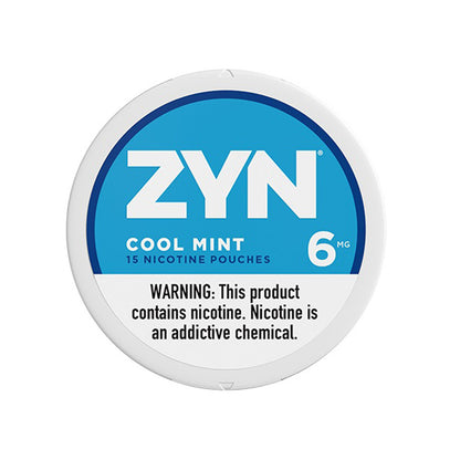 ZYN Nicotine Pouches (15ct Can)(5-Can Pack) Cool Mint Pouch