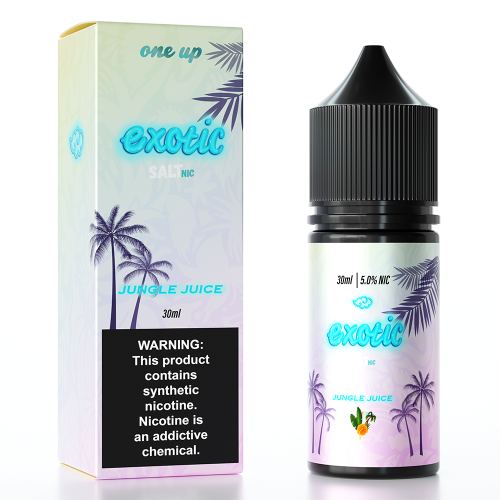 Jungle Juice by One Up TFN Salt Series E-Liquid 30mL (Salt Nic) Packaging