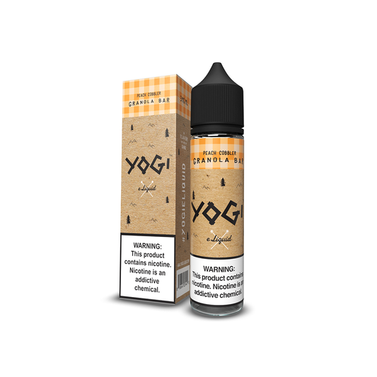 Peach Cobbler by Yogi E-Liquid 60mL (Freebase) with packaging