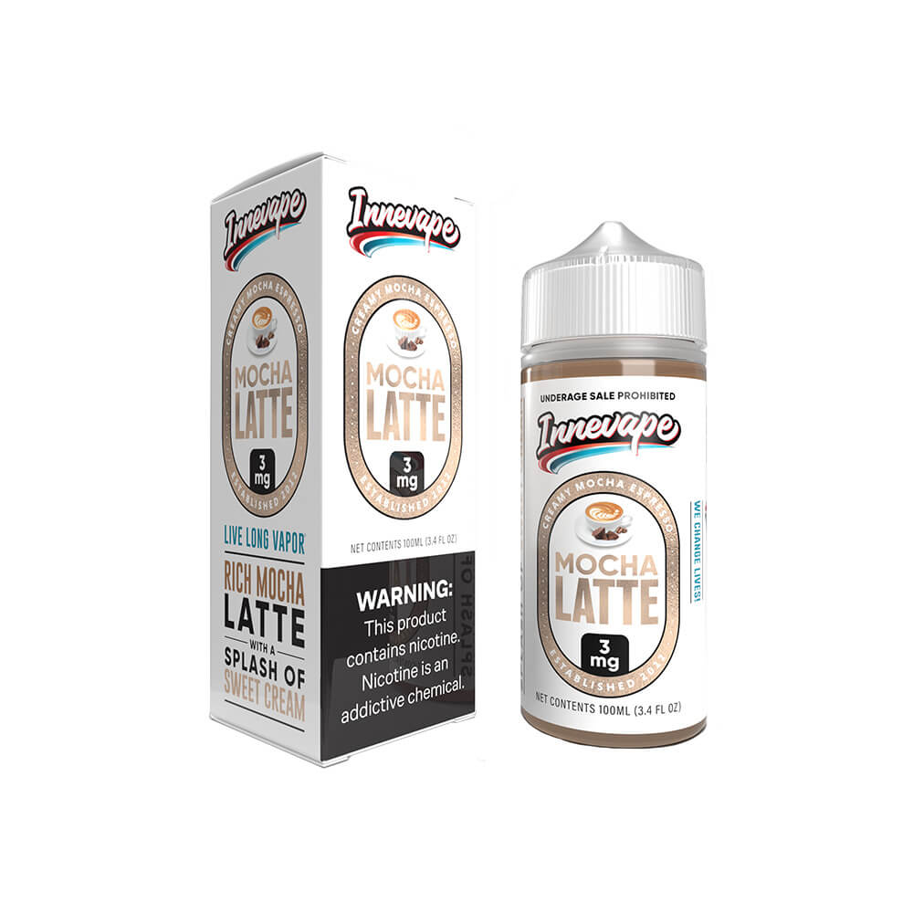 Mocha Latte by Innevape TFN Series E-Liquid 100mL (Freebase) with Packaging