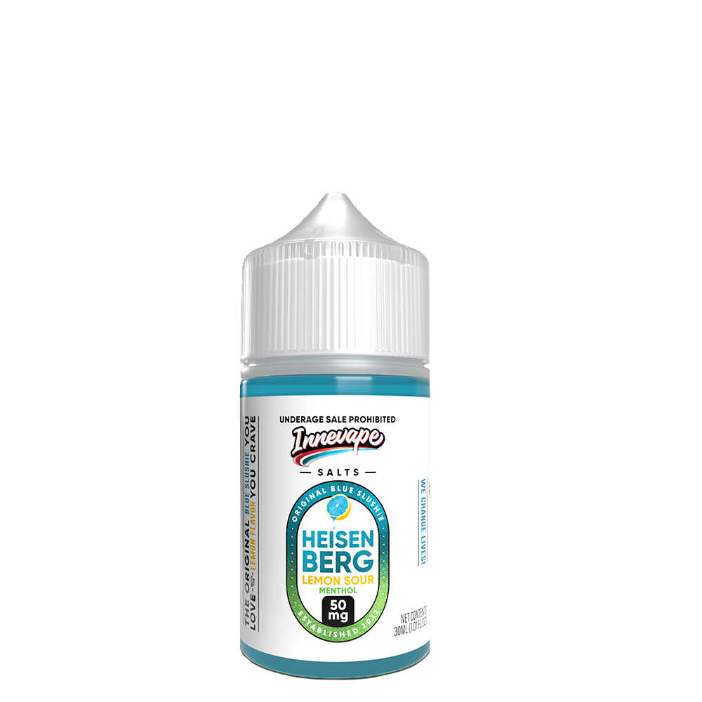 Heisenberg Lemon Sour Menthol by Innevape Salt Series 30mL bottle