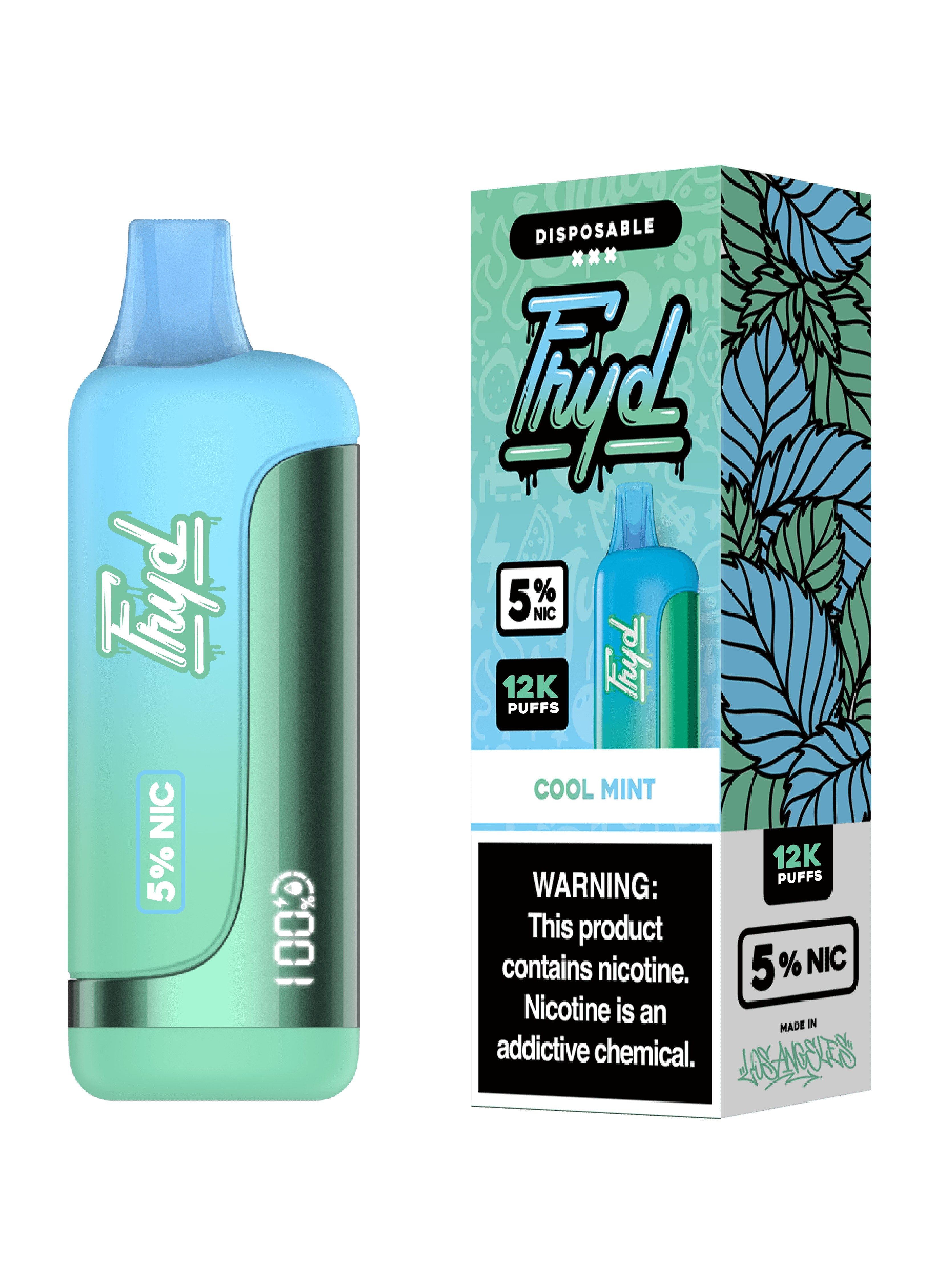 FRYD Disposable 12,000 Puffs (17mL) 50mg | Puffin Vape Shop – PV Shop