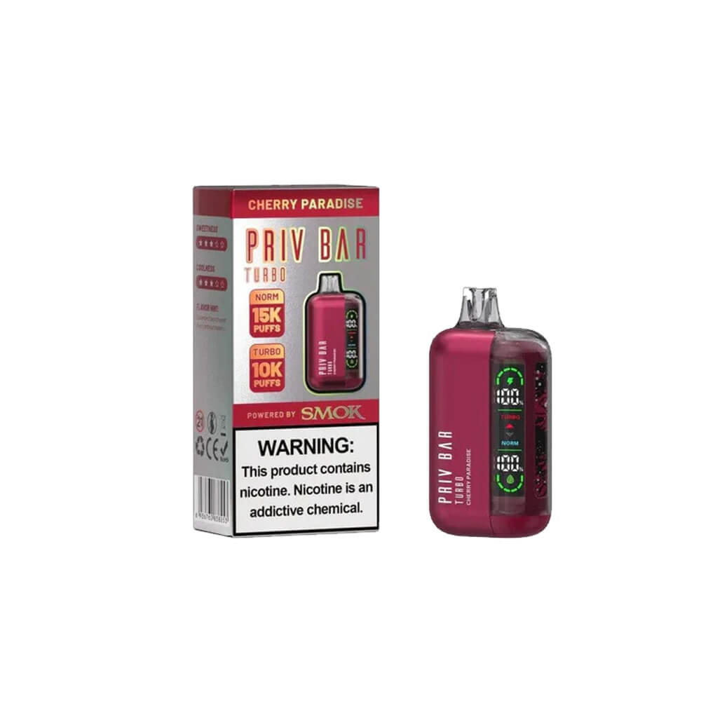 SMOK – Space Man Disposable 10,000 Puffs 15ml 50mg Cherry Paradise