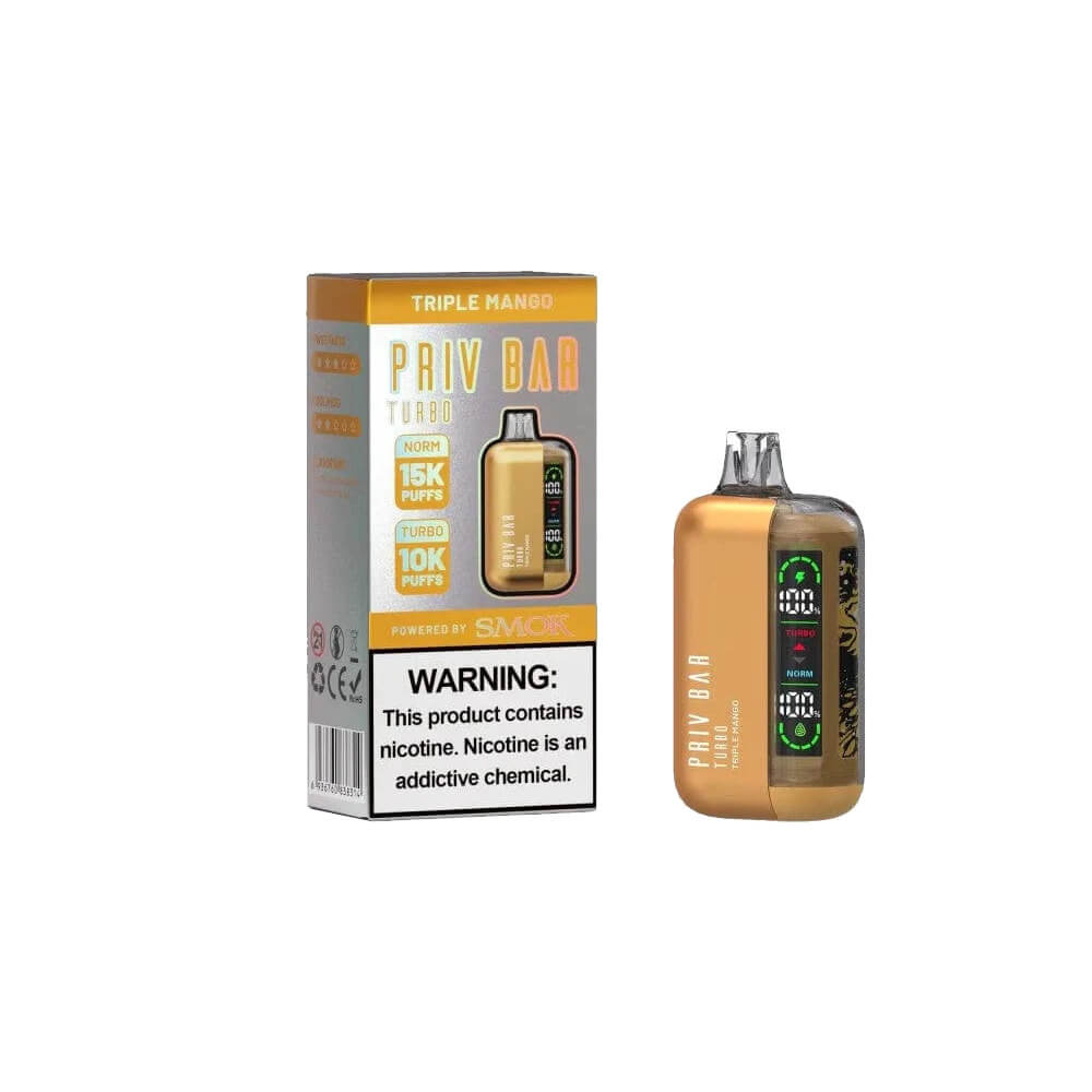 SMOK – Space Man Disposable 10,000 Puffs 15ml 50mg Triple Mango