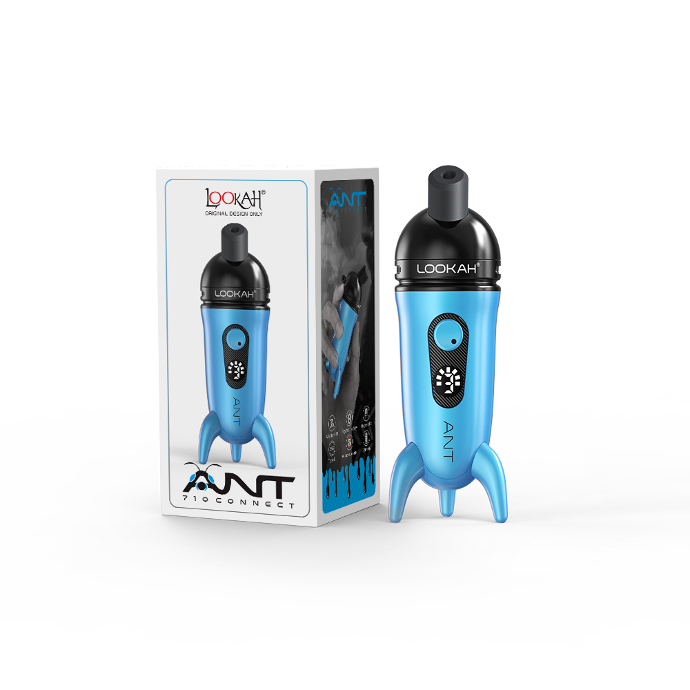 Lookah Ant 710 Battery Mod - Blue with packaging