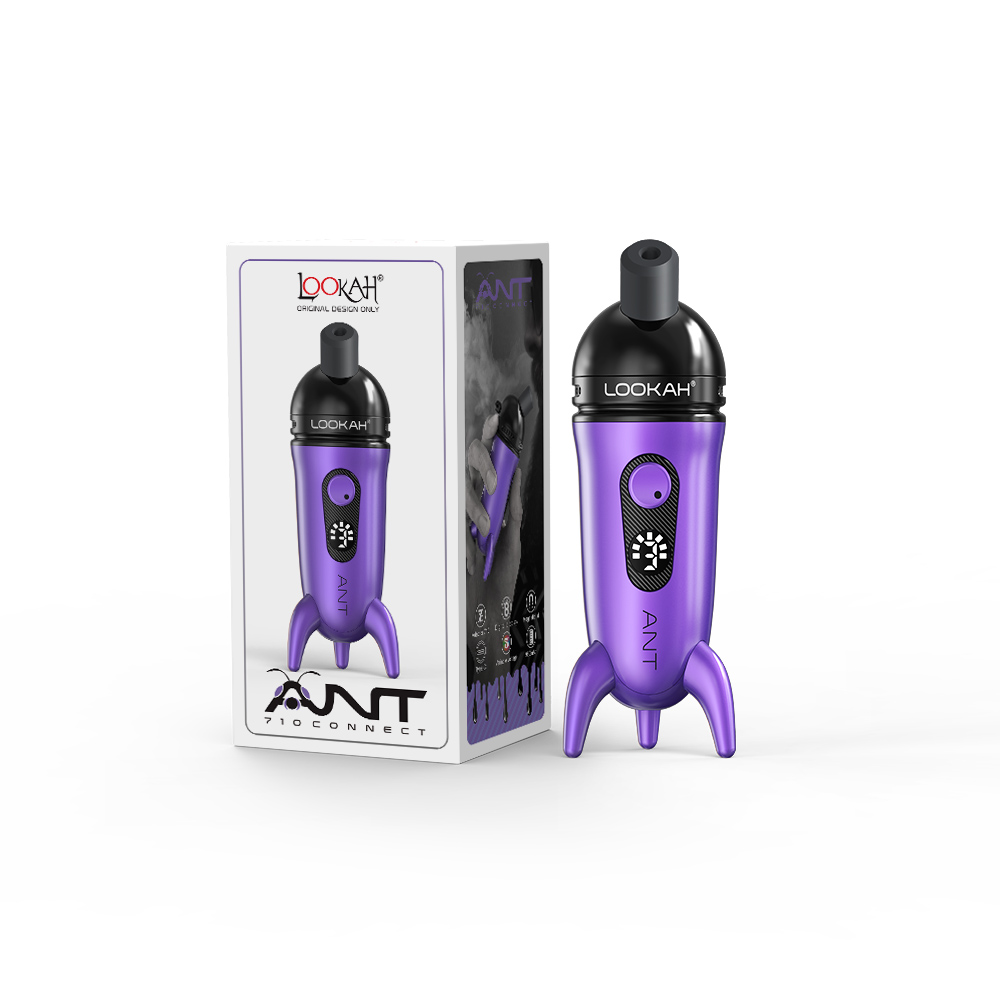 Lookah Ant 710 Battery Mod - Purple with packaging