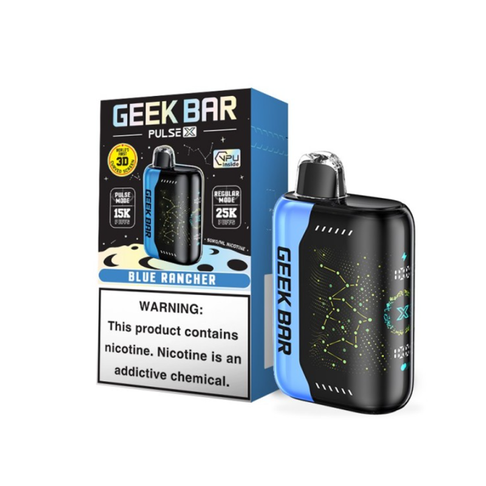 Geek Bar Pulse X Disposable - Blue Rancher with Packaging