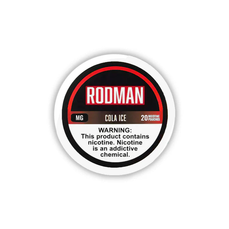 Rodman Nicotine Pouches (20ct Can)(5-Can Pack) | Cola Ice 