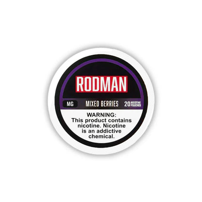 Rodman Nicotine Pouches (20ct Can)(5-Can Pack) | Mixed Berries