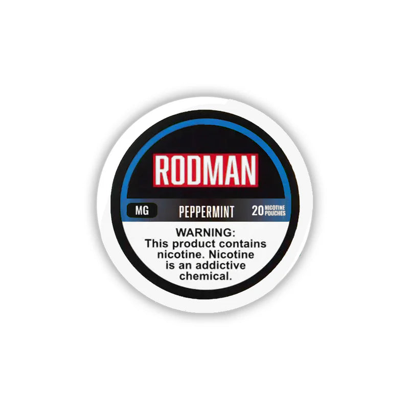 Rodman Nicotine Pouches (20ct Can)(5-Can Pack) | Pepper Mint