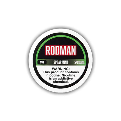 Rodman Nicotine Pouches (20ct Can)(5-Can Pack) | Spearmint