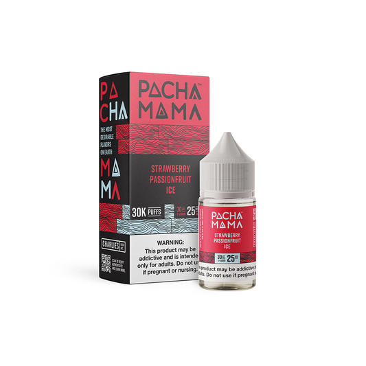 Strawberry Passionfruit Ice | Pachamama Plus Metatine Salts | 30mL | Bottle with Packaging