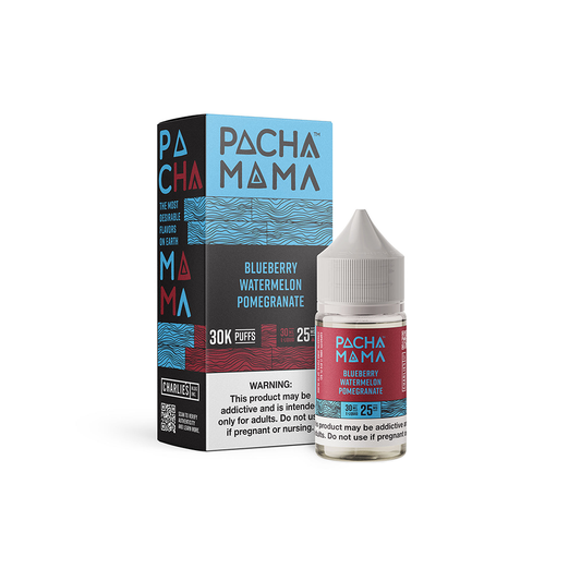 Blueberry Watermelon Pomegranate | Pachamama Plus Metatine Salts | 30mL | Bottle with Packaging