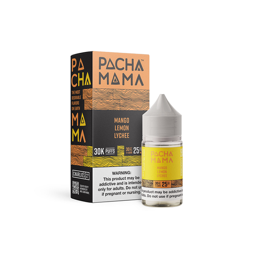 Mango Lemon Lychee | Pachamama Plus Metatine Salts | 30mL | Bottle with Packaging