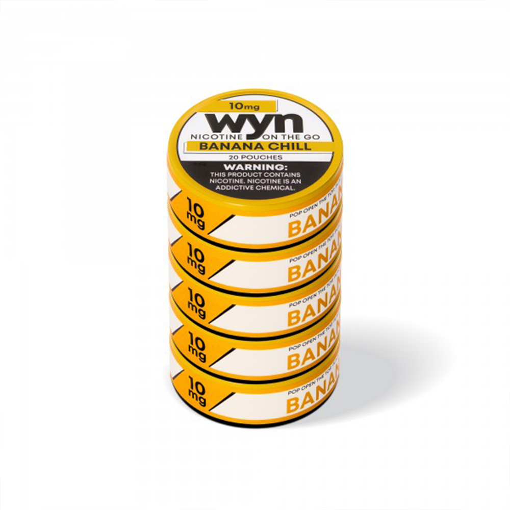 WYN Nicotine Pouches (20ct Can)(5-Can Pack) - Banana