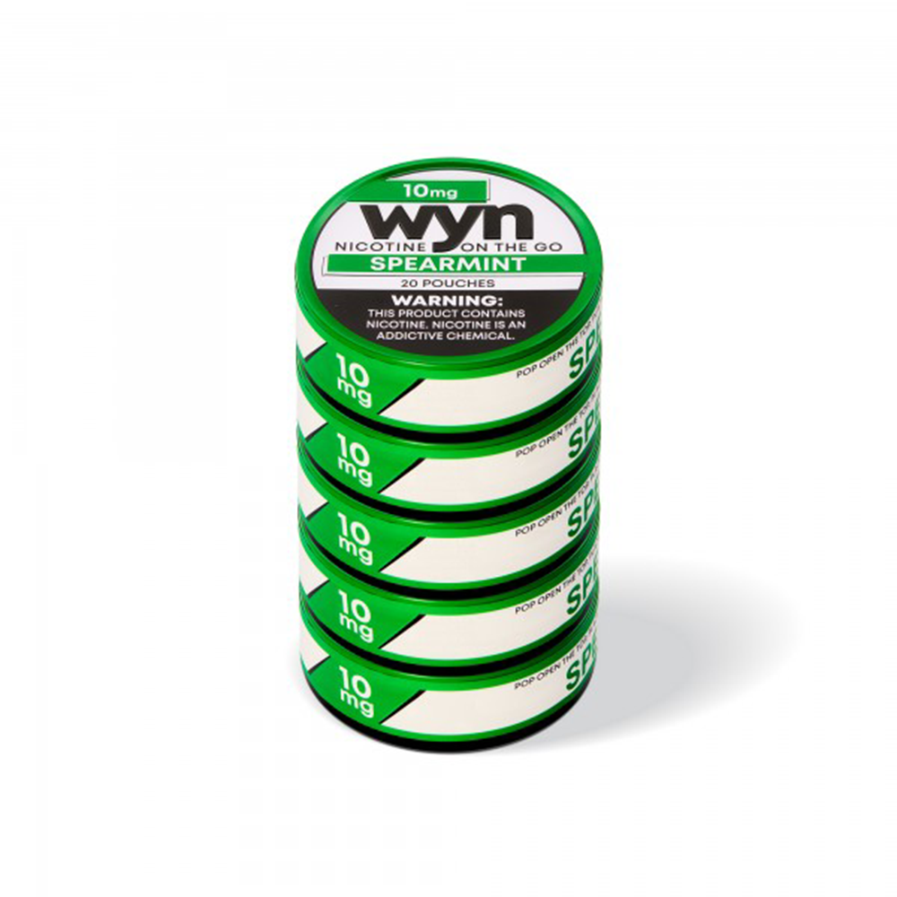 WYN Nicotine Pouches (20ct Can)(5-Can Pack) - Spearmint