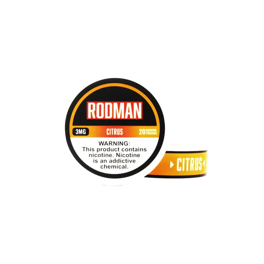 Rodman Nicotine Pouches (20ct Can)(5-Can Pack) | Citrus