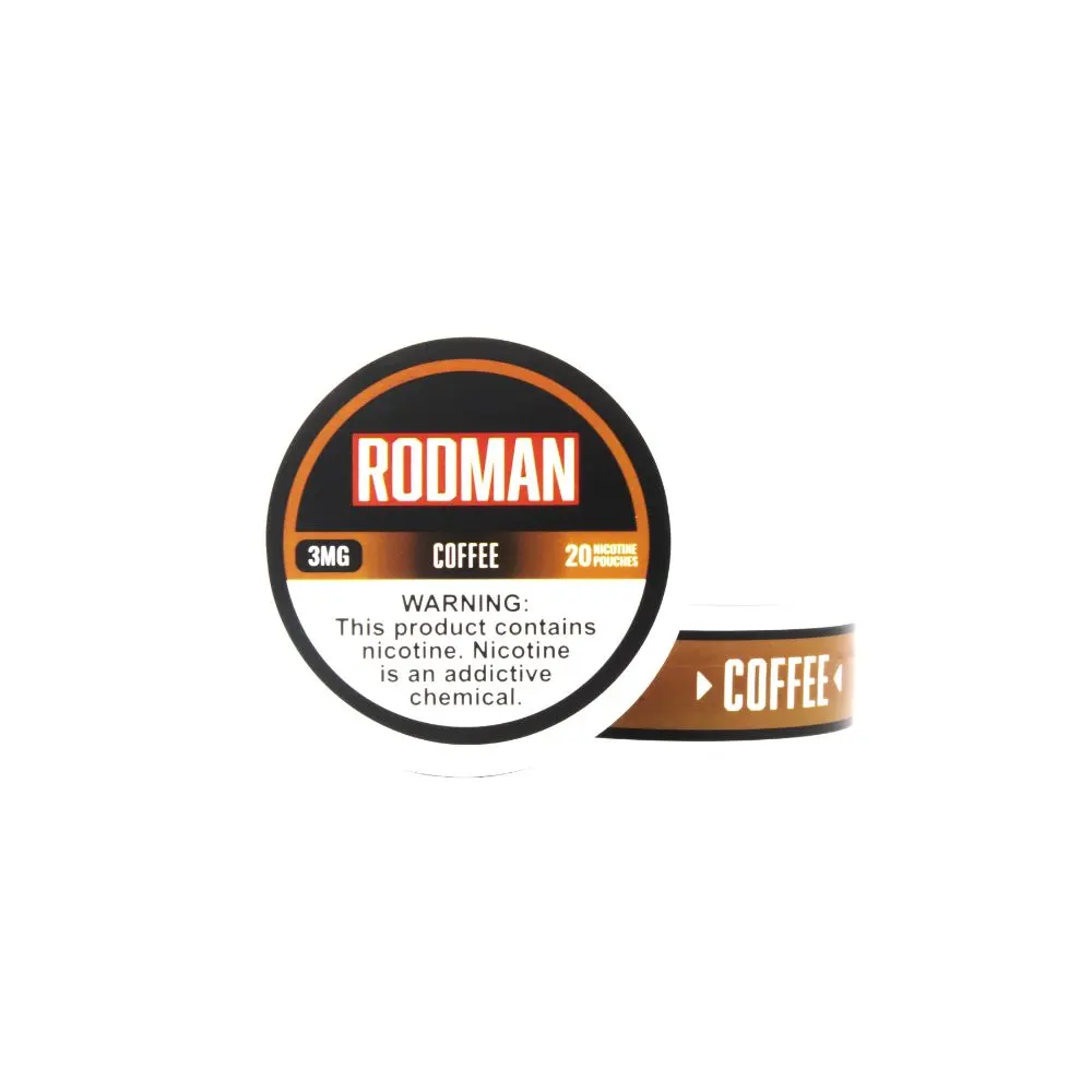 Rodman Nicotine Pouches (20ct Can)(5-Can Pack) | Coffee