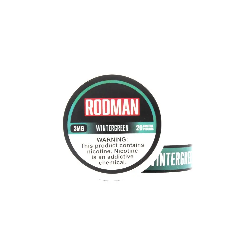 Rodman Nicotine Pouches (20ct Can)(5-Can Pack) | Wintergreen