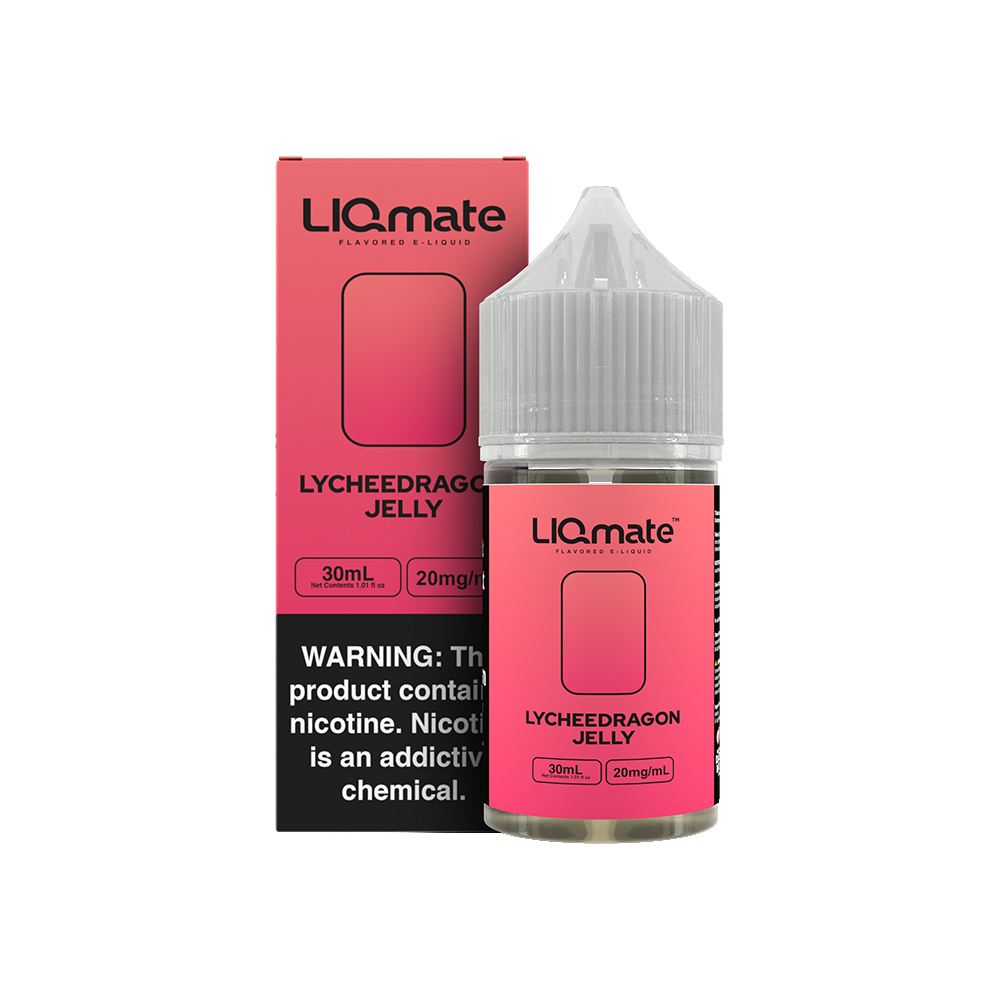 7Daze Liqmate Lychee Dragon Jelly Nic Salt Vape Liquid 30mL 20mg with Packaging