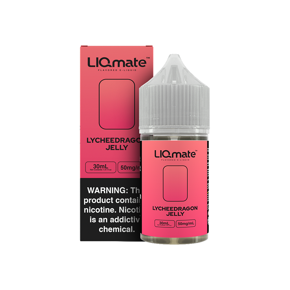 7Daze Liqmate Lychee Dragon Jelly Nic Salt Vape Liquid 30mL 50mg with Packaging