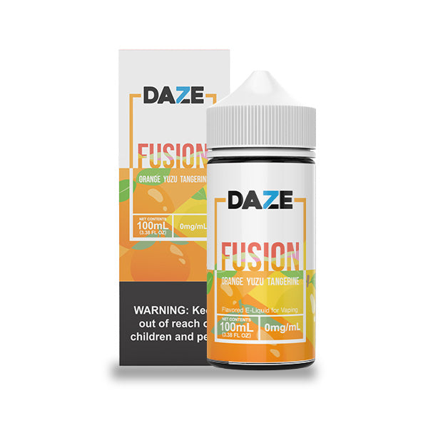 Orange Yuzu Tangerine by 7Daze Fusion 100mL with Packaging