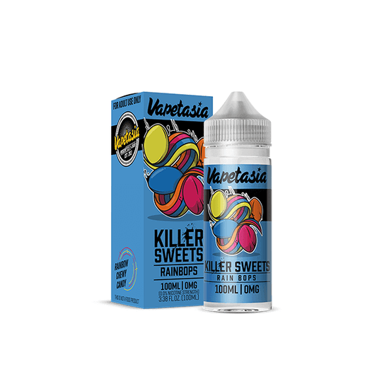 Killer Sweets Rain Bops by Vapetasia Series 100mL with Packaging