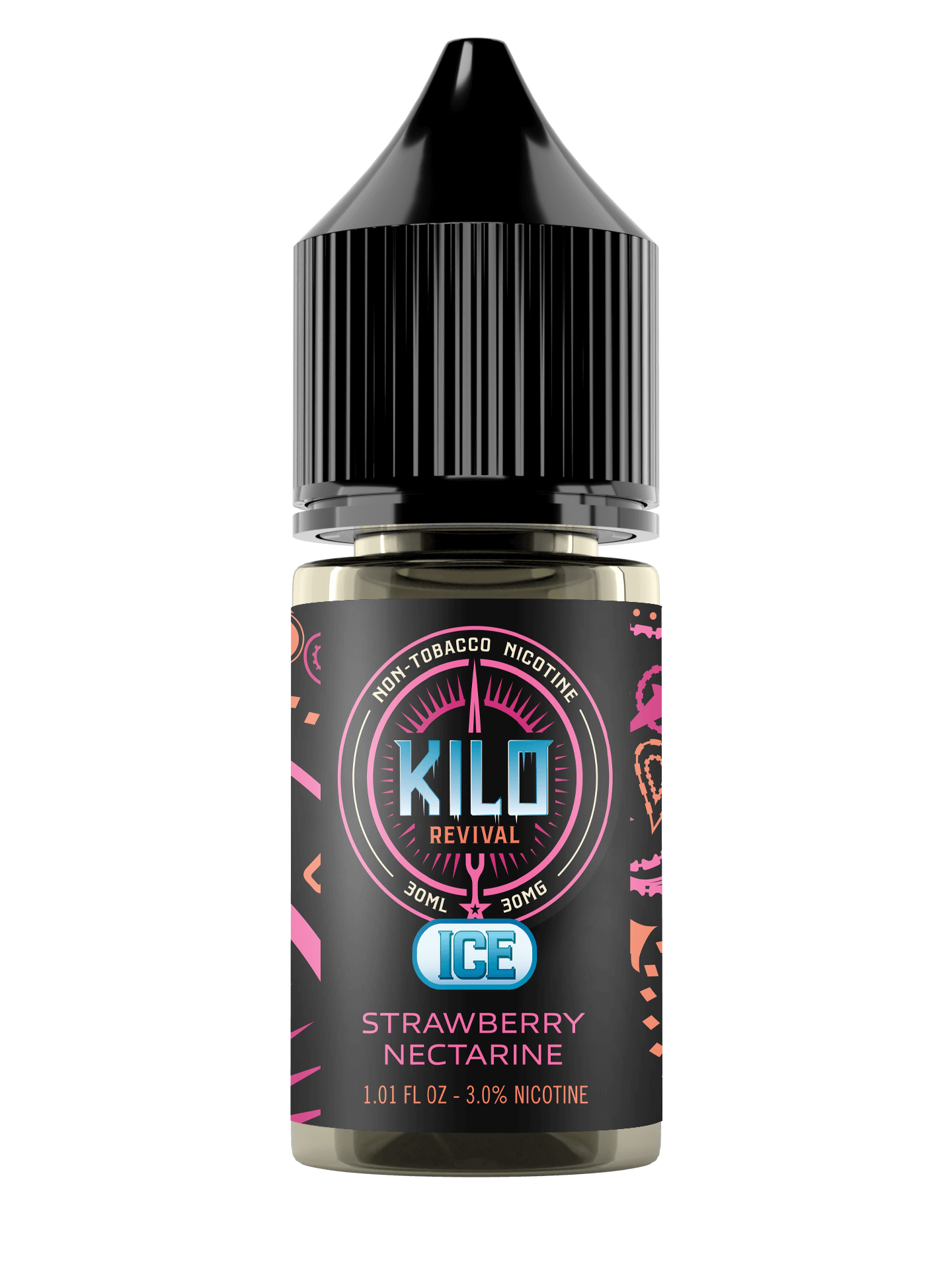 Strawberry Nectarine Ice by Kilo Revival Tobacco-Free Nicotine Salt Series 30mL Bottle