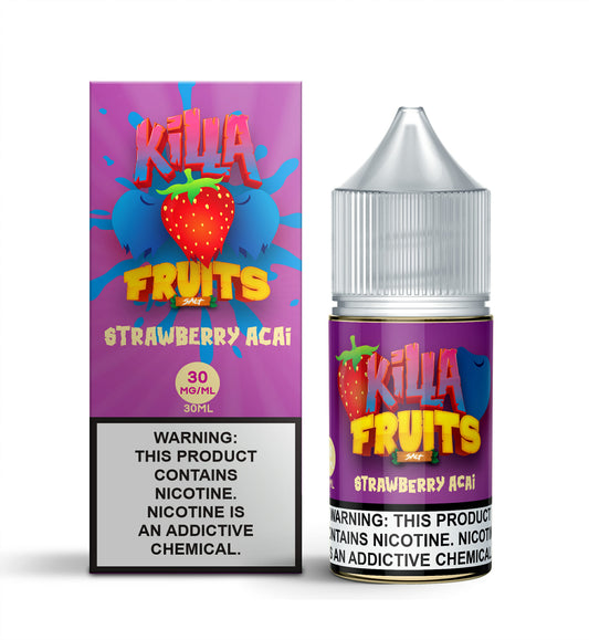 Strawberry Acai by Killa Fruits Salts Series 30mL with Packaging