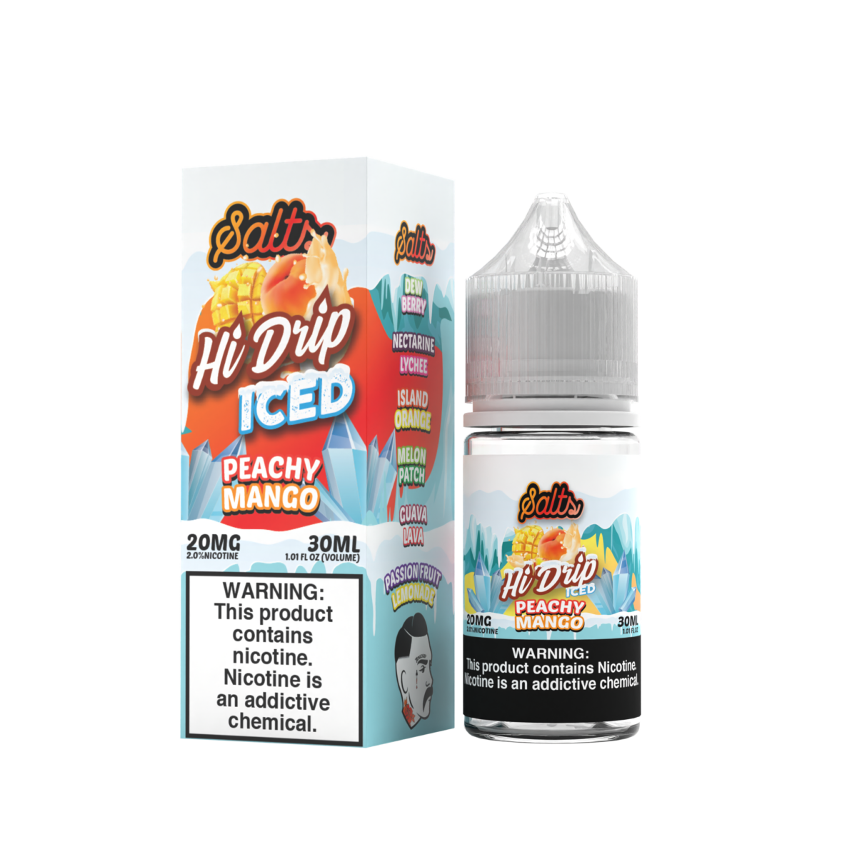 Peachy Mango Iced by Hi-Drip Salts Series 30mL with Packaging