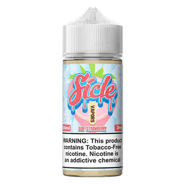 Sub Strawberry by Snap Liquids - Sicle Vapors Iced Series 100mL Bottle