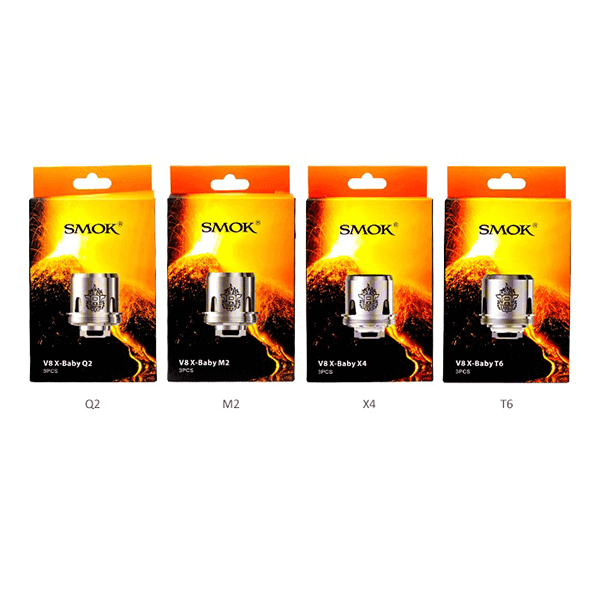 SMOK TFV8 X-Baby Coils (3-Pack) group photo