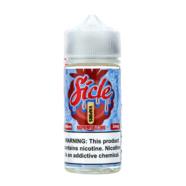 Raspberry Blizzard by Snap Liquids - Sicle Vapors Iced Series 100mL Bottle