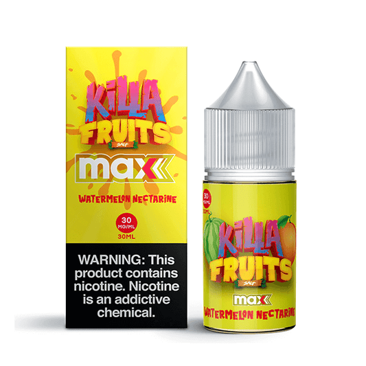 Watermelon Nectarine by Killa Fruits Max TFN Salts Series 30mL with Packaging