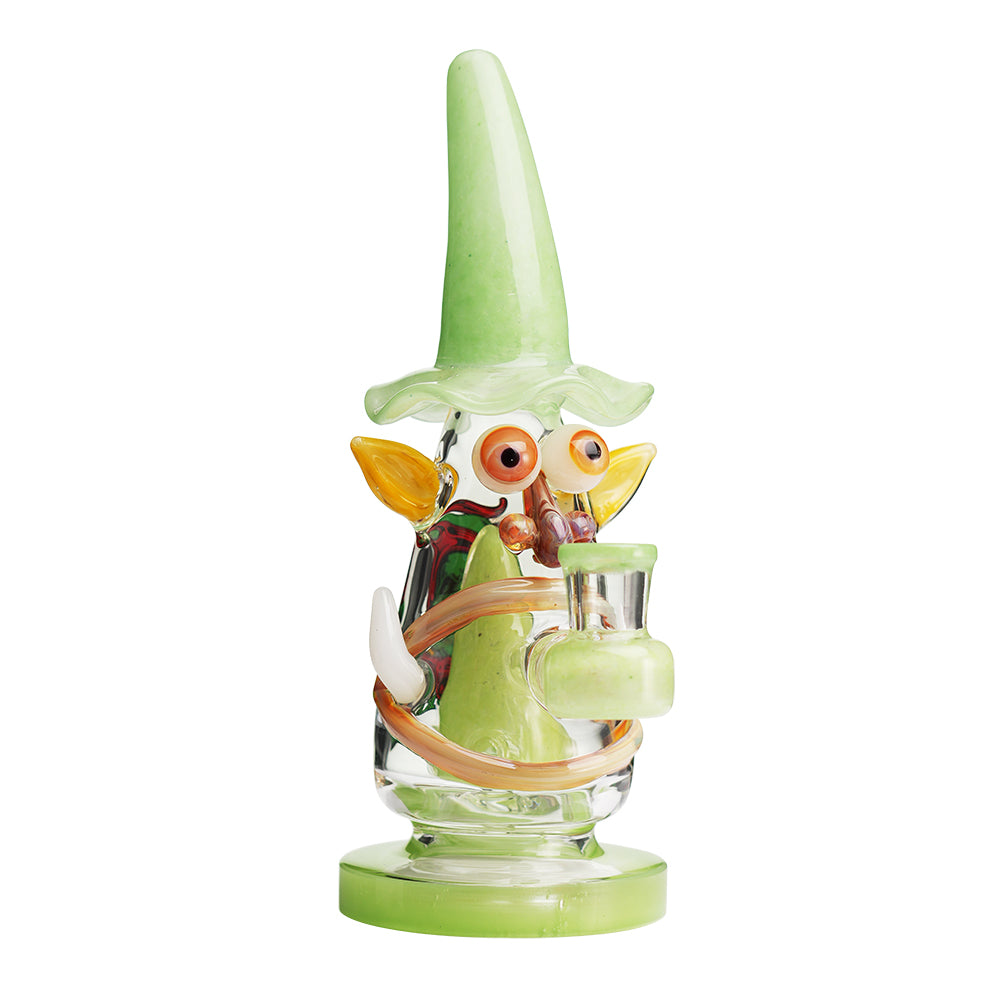 Lookah 9″ Mini Wizard Glass Dab Rig (WPC1204) Green