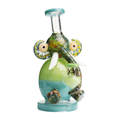 Lookah 9″ Mini Multicolored Elephant Dab Rig (WPC1209) Whatet Blue