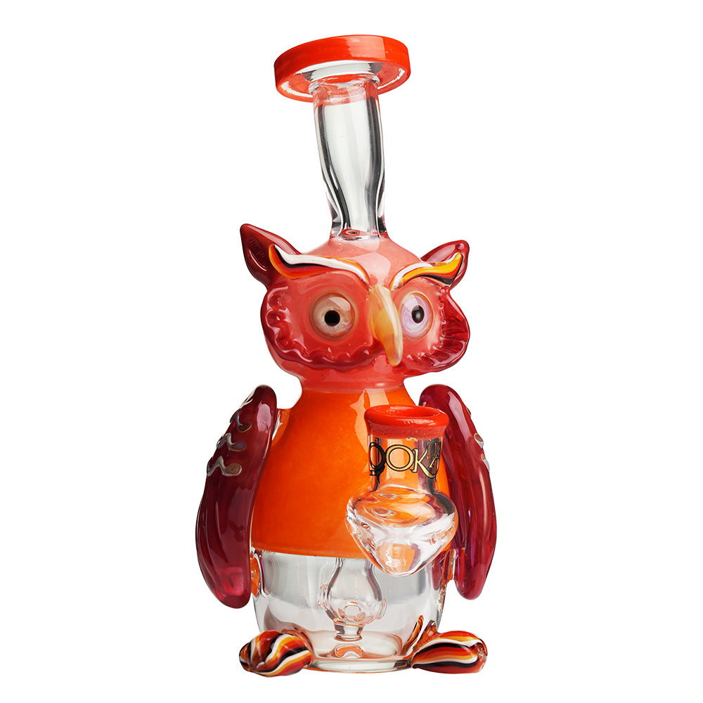 Lookah 9” Mini Cute Owl Dab Rig (WPC1217) Orange