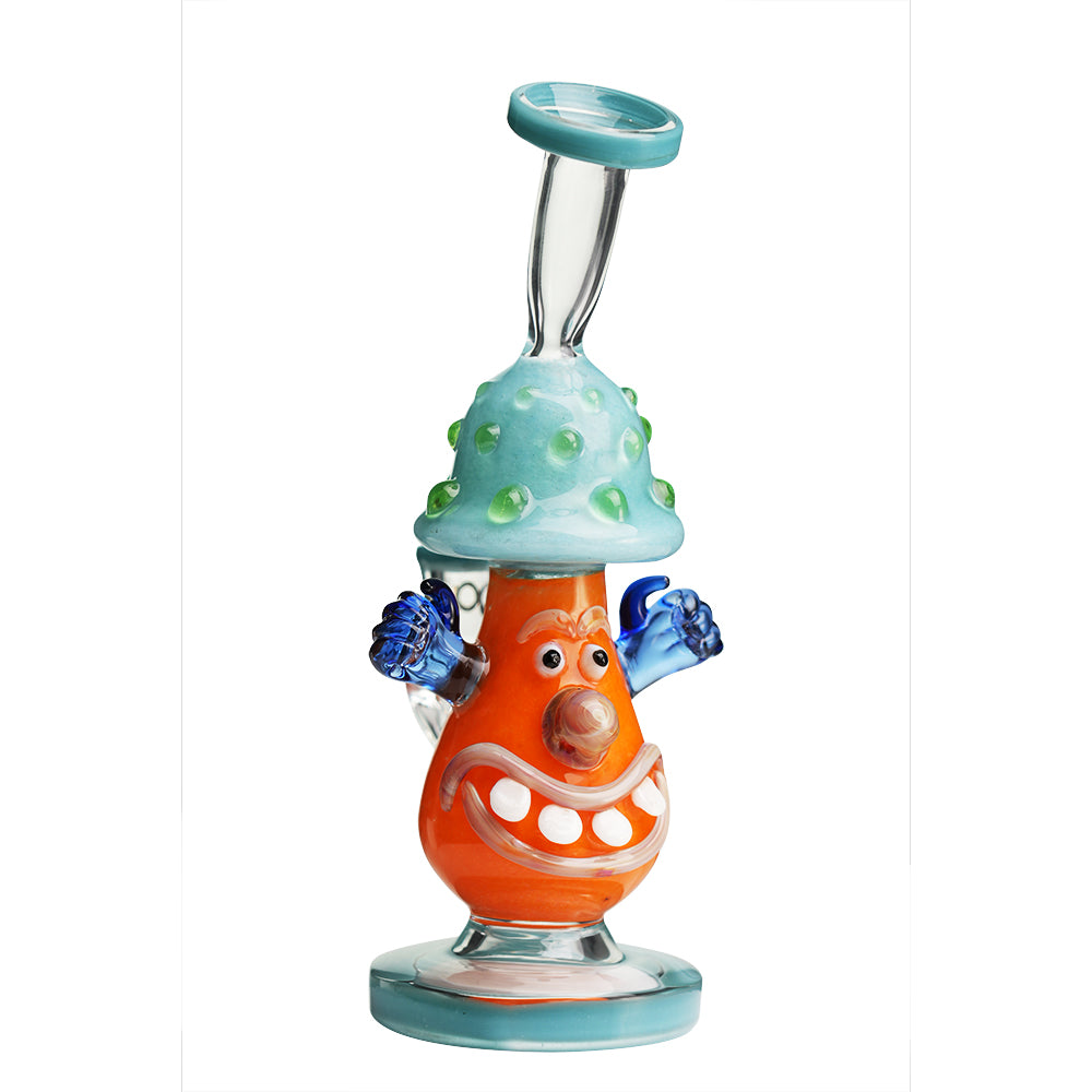 Lookah 11” Cute Clown Mushroom Dab Rig (WPC1218) Whatet Blue