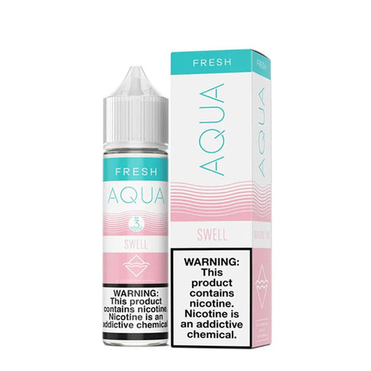 Aqua Swell SubOhm Vape Liquid 100mL with packaging