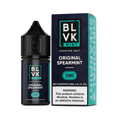 Original Spearmint Ice | BLVK Mint Salts | 30mL with packaging