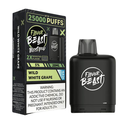 Flavor Beast Boost Starter Kit wild white grape with packaging