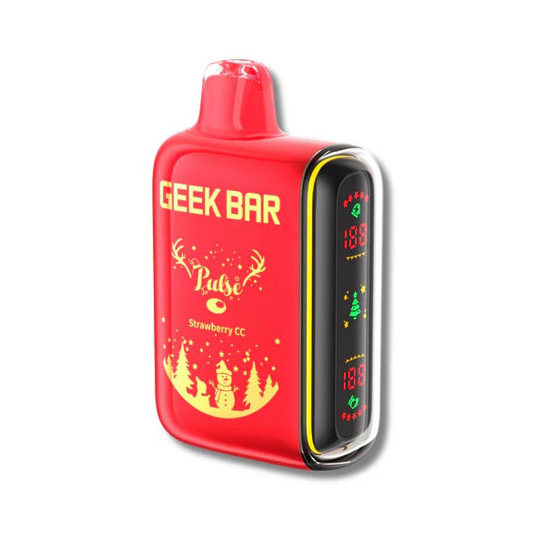 Geek Bar Pulse Disposable 15000 Puff 16mL 50mg strawberry cc