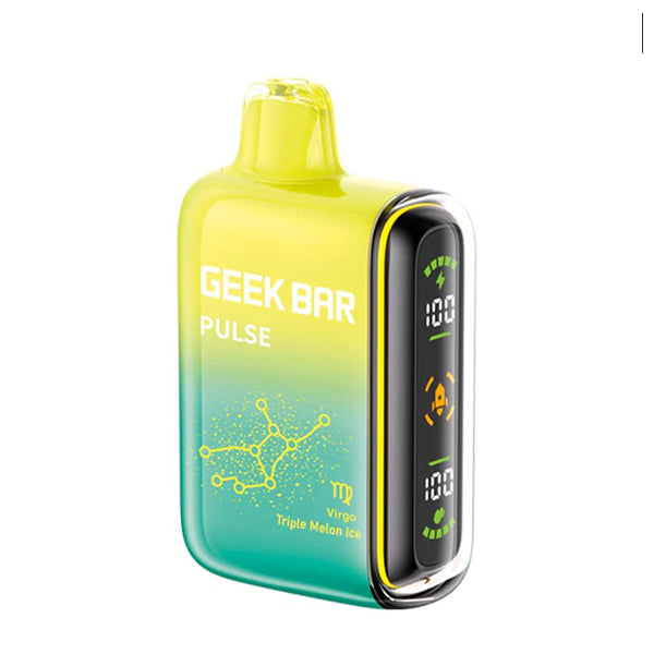 Geek Bar Pulse Disposable 15000 Puff 16mL 50mg triple melon ice