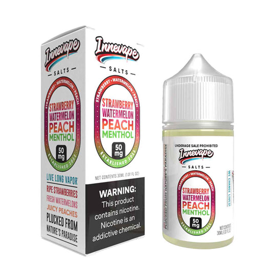 Strawberry Watermelon Peach Menthol | Innevape Salt | 30mL with packaging