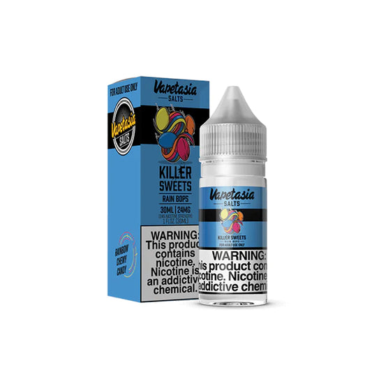 Killer Sweets Rain Bops by Vapetasia Salts Series 30mL with Packaging