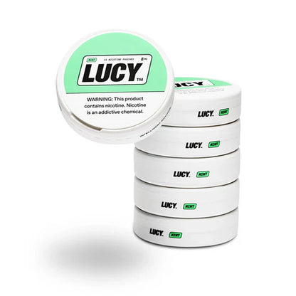 Lucy Nicotine Pouches (15ct Can)(5-Can Pack) mint