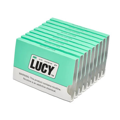 Lucy Nicotine Gum (10-Piece Blister Pack) mint