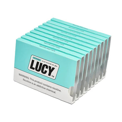 Lucy Nicotine Gum (10-Piece Blister Pack) wintergreen