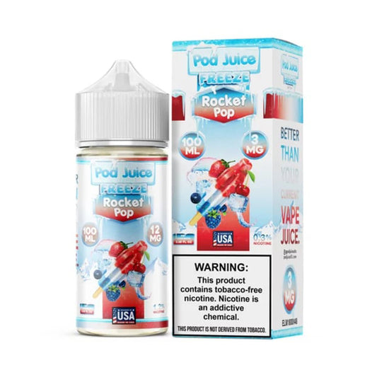 Rocket Pop Freeze | Pod Juice | 100mL with packaging